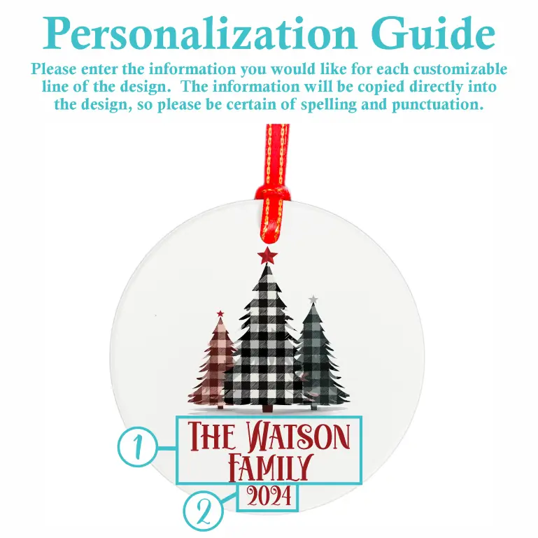 Farmhouse Christmas Tree | Ceramic Tree Ornament